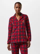 Пижама (рубашка + штаны) женская Ralph Lauren 408613068 S Красная (1160101108) - изображение 6