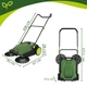 Подметальная машина 680 мм 24 л для сбора мусора 3 щетки черный GARDLOV FK-0556 - зображення 5