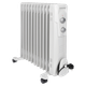 Масляный обогреватель 2300 Вт 11 секций для дома белый Clatronic FK-0624 - изображение 2