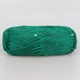 YarnArt Cotton Gold Paillettes, «Соковита зелень» №7114 — бавовняна пряжа з паєтками для в’язання спицями та гачком, 50 г/140 м, 82% бавовна / 18% пол - зображення 3