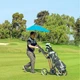 Портативна парасолька-кліпка Sport-Brella Versa-Brella UPF 50+ з універсальним затискачем та поворотом на 360 градусів бірюзова, 250127 - зображення 2