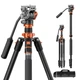 Професійний штатив монопод для камери K&F Concept K234A7+FH-03 з рідинною головкою (2м, 5кг) (KF09.136) - зображення 1