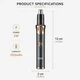Мужской триммер для носа и ушей Kemei USB Type-C - изображение 3