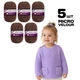 Упаковка Candy-yarn Micro Velour, Коричневый №32, плюшевая пряжа для вязания игрушек, пледов, 5 шт - микровелюр 200 г/500 м - изображение 1