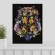 Картины по номерам 30*40 "Harry Potter: Герб Хогвартса с красками металлик" №5209 Идейка – набор для рисования акриловыми красками на холсте - изображение 1