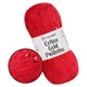 YarnArt Cotton Gold Paillettes, Червоний №7115 — бавовняна пряжа з паєтками для в’язання спицями та гачком, 50 г/140 м, 82% бавовна / 18% поліестер - зображення 1
