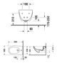 Підвісне біде DURAVIT ARCHITEC, кругла - изображение 2
