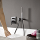 Лійка для душу HANSGROHE RAINFINITY 26866670, чорний/матовий, стік прямокутний - изображение 4