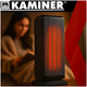 Электрический керамический обогреватель 2000 Вт с таймером для дома Kaminer - изображение 9