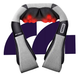 Массажер для шеи и спины с подогревом 8 точек массажа аккумулятор 2000 мАч серый Maltec HM-0650 - изображение 4