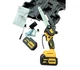 Акумуляторна міні-пила DeWalt 48V 6Ah із шиною 20 см, двома акумуляторами, автоматичним змащенням ланцюга та одноручною конструкцією для обрізки дерев і кущів - зображення 4