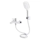 Змішувач для ванни Qtap Grand (з душовим гарнітуром) QTGRACRM006 Chrome - изображение 3
