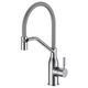 Смеситель для кухни MIXXUS PREMIUM GRAVITY 017 (NUT) SS COLOR REFL.GREY (Цвет нержавейка+силиконовый излив серый) (MI8407) - изображение 1