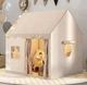 Детская игровая палатка-домик Home 120х100х130 см для игр бежевая - изображение 5