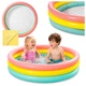 Дитячий надувний басейн Intex 57412NP «Райдуга» 114×25 см, 131 л, 3 кільця, м'яке дно - зображення 2