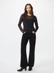 Джинсы Клеш женские Uniqlo 544289656 27 Черные (1159963145) - изображение 2