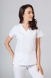 Женский медицинский костюм STUGA MEDICAL «София» белый (77001017700102) 5XL - изображение 3