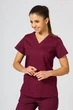Женский медицинский костюм STUGA MEDICAL «София» бордовый (77003017700302) L - изображение 3