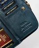 Женский кожаный кошелёк Peterson PTN42123-OBNF 9565 с голографическими бабочками RFID защита, натуральная кожа, голубой - изображение 5