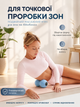 Двойной массажный мяч для йоги 9x16 см ролик МФР для шеи и спины с ребристой поверхностью - изображение 3