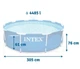 Каркасный бассейн Intex 28200 305х76 см 4485 л ПВХ - изображение 5