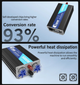 Инвертор напряжения FDIK 5000W 12V–220V с чистой синусоидой, защитой от перегрева, короткого замыкания, перегрузки, повышенного и пониженного напряжения для котла, холодильника, дома и автомобиля - изображение 11