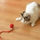 Интерактивный смарт-мяч для кошек и собак WikerBall со световыми и звуковыми эффектами, красный - изображение 2