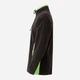 Толстовка на флисе, на молнии мужская Velilla 201504_00/25 XL Black/Lime Green (8434455375994) - изображение 3