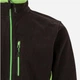 Толстовка на флисе, на молнии мужская Velilla 201504_00/25 XL Black/Lime Green (8434455375994) - изображение 4