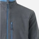 Толстовка на флисе, на молнии мужская Velilla 201504_08/05 XL Grey/Sky Blue (8434455376069) - изображение 4
