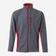 Толстовка на флисе, на молнии мужская Velilla 201504_08/12 XL Grey/Red (8434455376137) - изображение 1