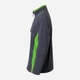 Толстовка на флисе, на молнии мужская Velilla 201504_08/25 XL Grey/Lime Green (8434455376274) - изображение 3