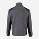 Толстовка на флисе, на молнии мужская Velilla 206008_08/00 L Grey/Black (8434455518414) - изображение 2