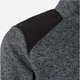 Толстовка на флисе, на молнии мужская Velilla 206008_08/00 L Grey/Black (8434455518414) - изображение 6