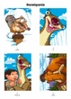 Розмальовки disney за номерами Zagadkowe rysunki антистрес арт терапія велика розмальовка дитяча дісней по цифрам для дітей дівчаток хлопчиків дорослих Epoka lodowcowa L'Âge de glace - зображення 4