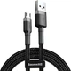 Кабель Micro USB to Type-C Baseus Cafule 2A 3m 480Mbps Rapid Charge Data Cable, чёрный (CAMKLF-HG1) - зображення 1