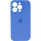 Чохол Silicone Premium case з захистом камери для iPhone 15 Pro Max Full Camera Protective blue 1909 - изображение 3