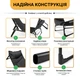 Раскладная кровать до 150 кг LEOBRO со встроенным матрасом Black (LB-FB-S1-BLK) - изображение 8
