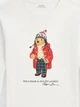 Детский лонгслив Polo Ralph Lauren с принтом 1159873485 (Молочный M) на рост 140-149 см - изображение 3