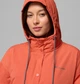 Женская удлиненная куртка на флисе Columbia с капюшоном 1159902936 (Оранжевый XXL) - изображение 5