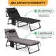 Раскладная кровать до 150 кг с матрасом и подушкой LEOBRO Grey (LB-FB-A1-GRY) - изображение 11
