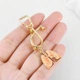 Брошь BROCHE Медицина Стетоскоп и лёгкие золотистая BRBF115547 - изображение 2