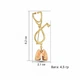 Брошь BROCHE Медицина Стетоскоп и лёгкие золотистая BRBF115547 - изображение 3