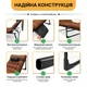 Складная кровать ProDobro LB-FB-A1-BRN с матрасом и подушкой 190х80 см металлическая коричневая - изображение 8