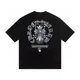 Чоловіча літня футболка Chrome Hearts з принтом 2XL чорна (MCF000072) - зображення 2