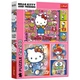 Пазл Trefl Hello Kitty Вітаю Кітті та друзів 2х200 елементів (5900511133363) - изображение 1