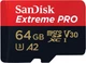 Карта памяти MicroSDXC 64GB UHS-I U3 R200/W90MB/s SanDisk Extreme Pro V30 + SD-адаптер (SDSQXCU-064G-GN6MA) - изображение 4