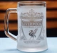 Пивной бокал с ручкой Liverpool с гравировкой подарок для фаната ФК Ливерпуль футбольная кружка - изображение 1