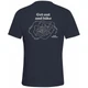 Футболка Jack Wolfskin Vonnan Graphic T M S Темно-синий (1109-4064886642248) - изображение 2