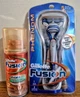 Мужской набор для бритья Gillette Fusion Power Phenom (станок 2 кассеты гель HydraGel 71 г) - изображение 1